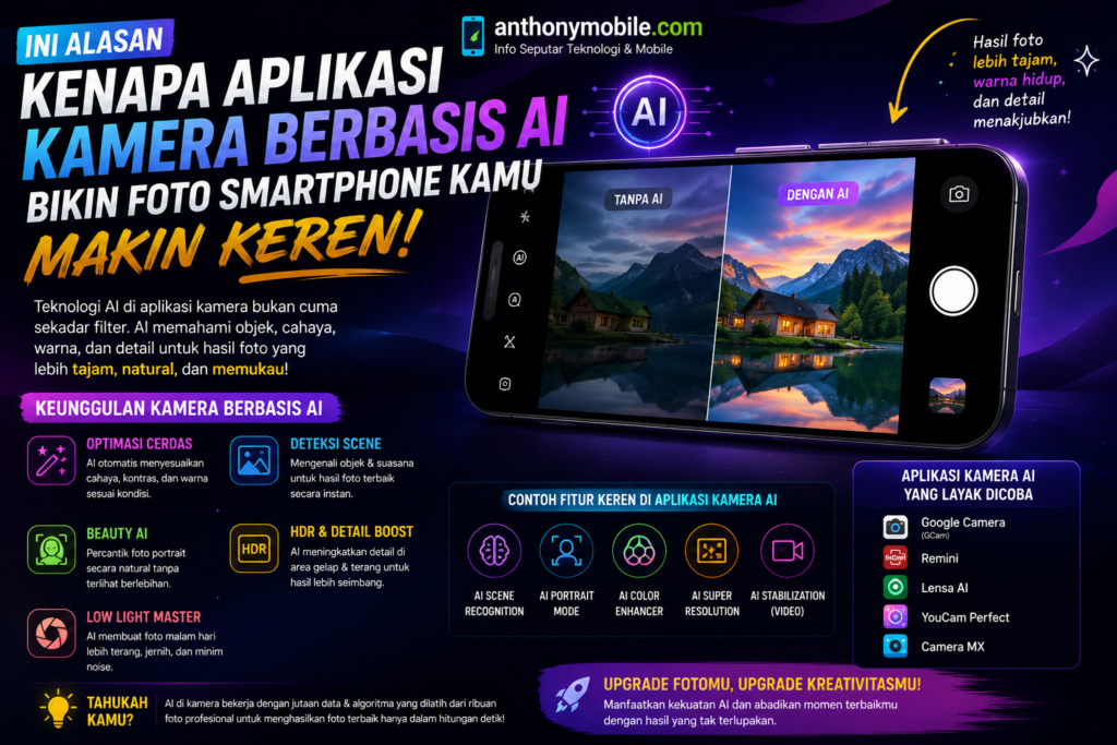Ini Alasan Kenapa Aplikasi Kamera Berbasis AI Bikin Foto Smartphone Kamu Makin Keren