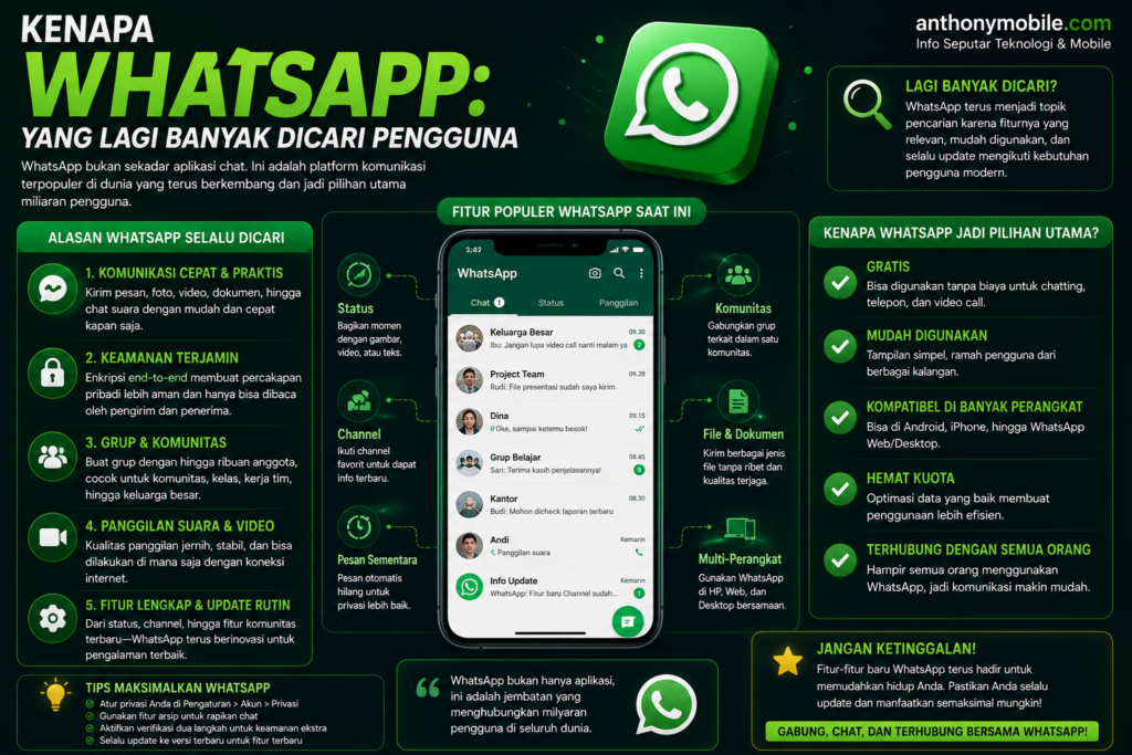 Kenapa Whatsapp: yang Lagi Banyak Dicari Pengguna