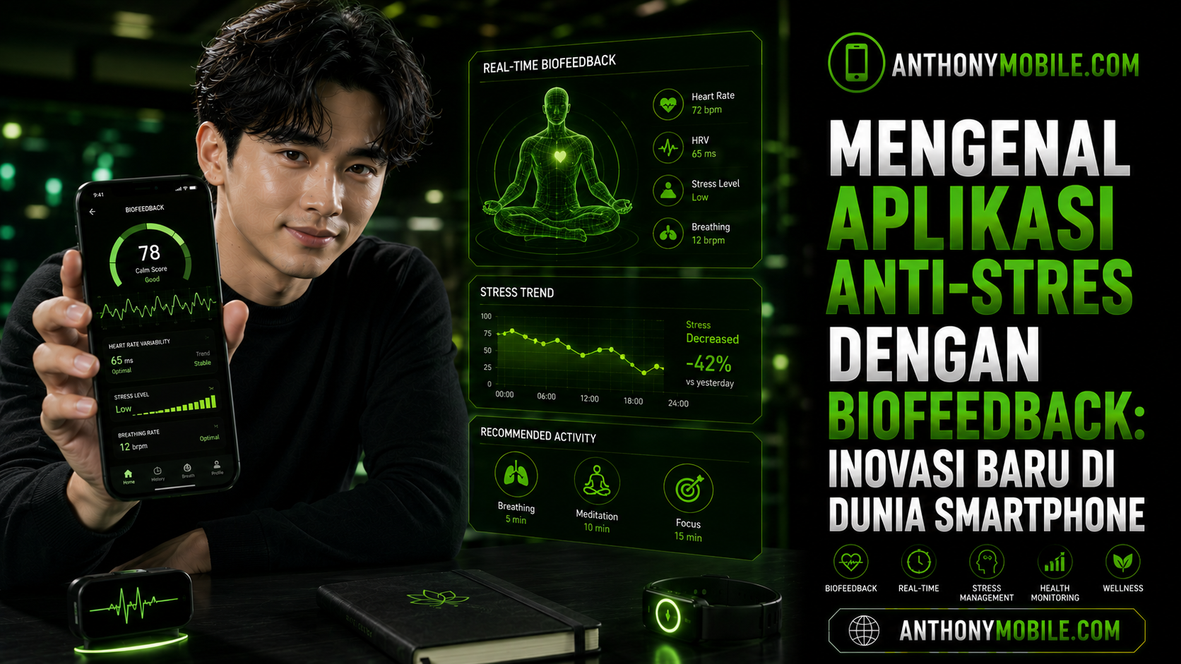 Mengenal Aplikasi Anti-Stres dengan Biofeedback: Inovasi Baru di Dunia Smartphone