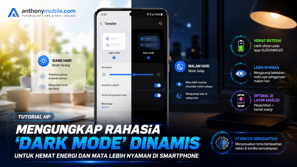 Mengungkap Rahasia ‘Dark Mode’ Dinamis untuk Hemat Energi dan Mata Lebih Nyaman di Smartphone