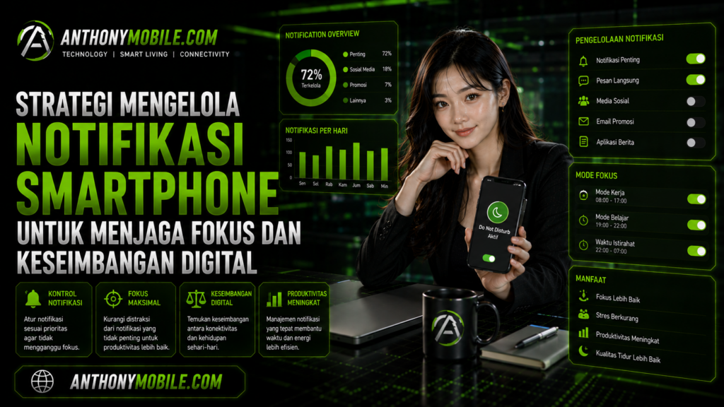 Strategi Mengelola Notifikasi Smartphone untuk Menjaga Fokus dan Keseimbangan Digital