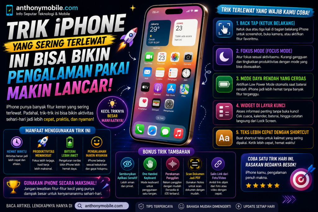 Trik iPhone yang Sering Terlewat Ini Bisa Bikin Pengalaman Pakai Makin Lancar